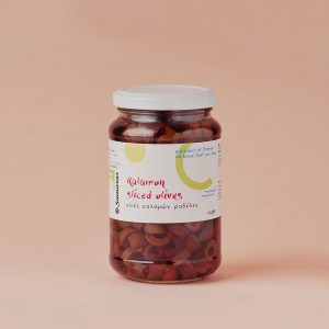 kalamon slice olives in jar 250g
