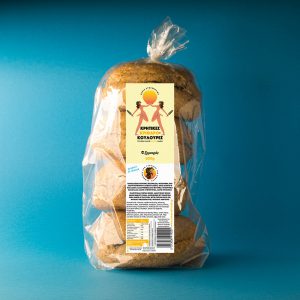 cretan round barley rusks packed 600g