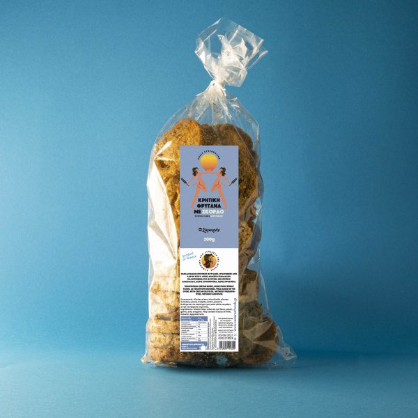 cretan toasted bread with garlic packed 200g