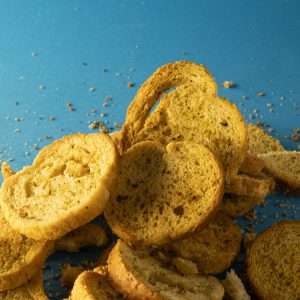 Toasted bread with olive oil and oregano