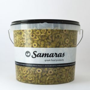 Chalkidiki sliced olives