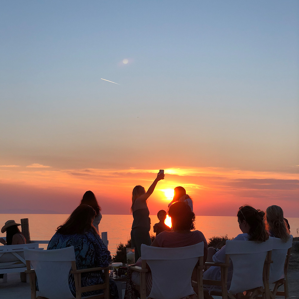 aegean sunset antiparos